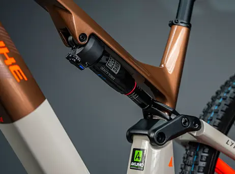 Haibike Lyke CF 10 - Leather/Orange-gloss