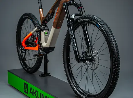 Haibike Lyke CF 10 - Leather/Orange-gloss