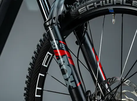 Haibike Nduro 7 (2022) - Gloss Grey/Red Lime Black