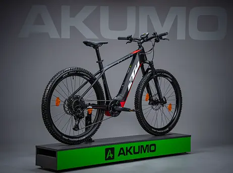 KTM Macina Emountain 27 Pro - matte black/white/red