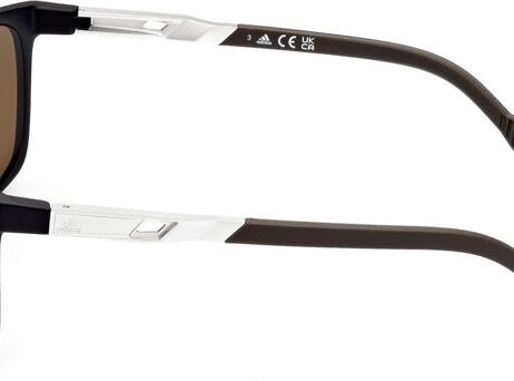Sluneční brýle ADIDAS Sport SP0061 Matte Black/Brown Polarized