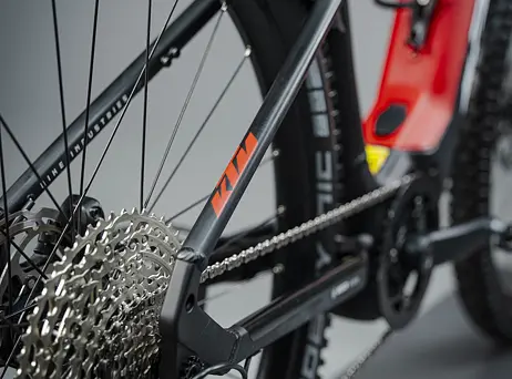 KTM Macina Emountain 27 Pro - matte black/white/red