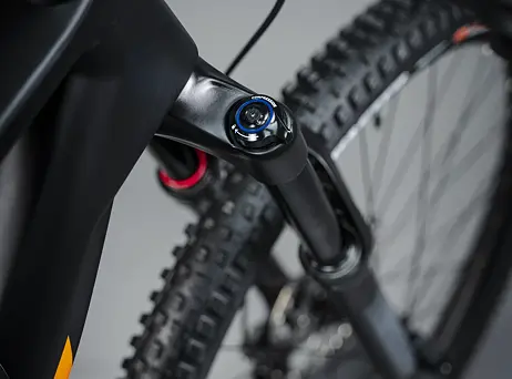 KTM Macina Scarp SX Elite - Flaming Black MT (Fresh Orange)