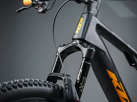 KTM Macina Scarp SX Elite - Flaming Black MT (Fresh Orange)