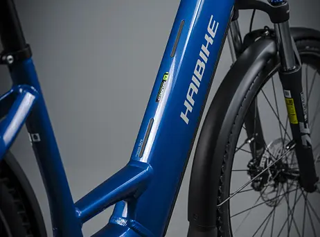 Haibike TREKKING 4 - Low - blue/orange/silver