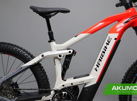 Haibike Fullseven 9 - Cool grey/ red