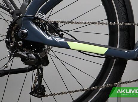 Haibike Trekking 5 low standover 2022 - blue/canary