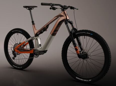 Haibike Lyke CF 10 - Leather/Orange-gloss
