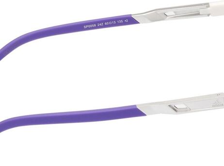Sluneční brýle ADIDAS Sport SP0058 White/Gradient Or Mirror Violet