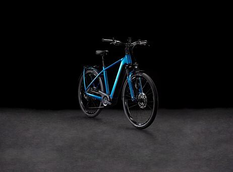 Cube Kathmandu Hybrid EX - electricblue´n´chrome