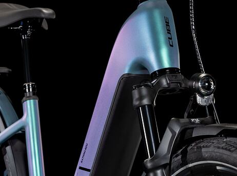 Cube Kathmandu Hybrid SLX, easy entry - smaragdgrey´n´black