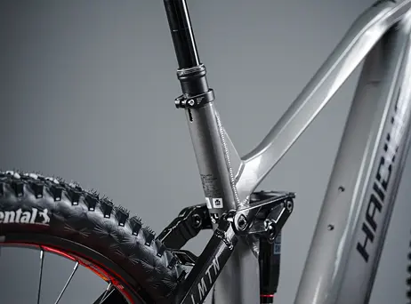 Haibike ALLMTN 4 - silver/red/black
