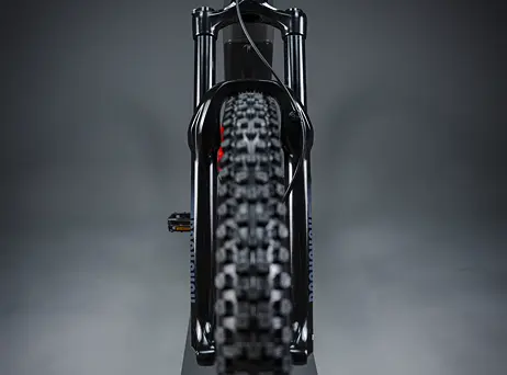 Haibike ALLMTN 4 - silver/red/black