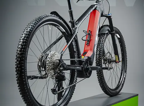 KTM Macina Emountain 27 Pro - matte black/white/red