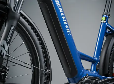Haibike TREKKING 4 - Low - blue/orange/silver