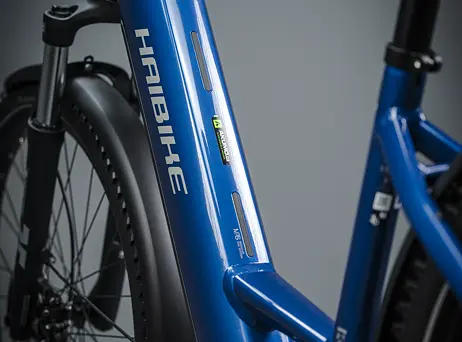 Haibike TREKKING 4 - Low - blue/orange/silver