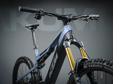 KTM Macina Prowler PRESTIGE - Blue+Metallic Black Matt (Grey+Gold)