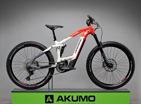 Haibike Fullseven 9 - Cool grey/ red
