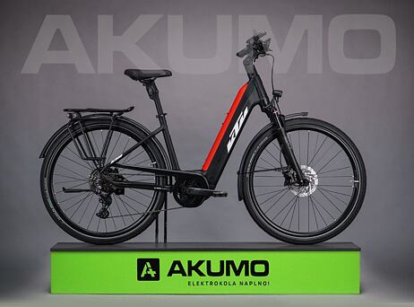 KTM Macina eTOUR PRO LTD - black matt (white-red)