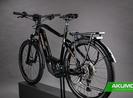 Haibike Trekking 11 - High - 2022 - Gloss Black Metal Tan
