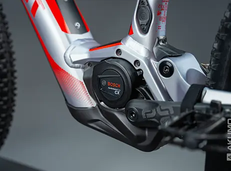 Ghost E-ASX 130 Universal B750 - Light Grey / Red