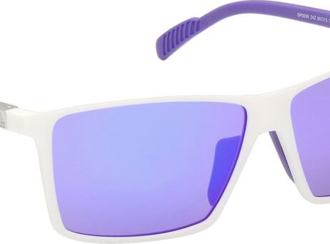 Sluneční brýle ADIDAS Sport SP0058 White/Gradient Or Mirror Violet
