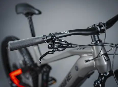 Haibike ALLMTN 4 - silver/red/black