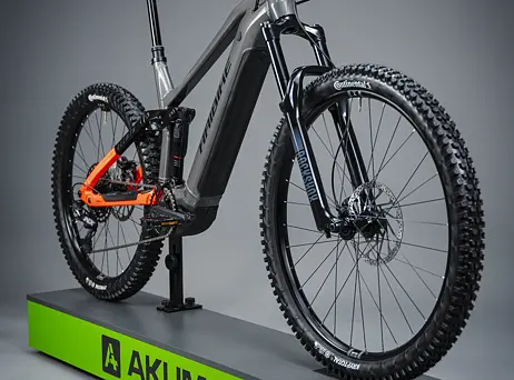 Haibike ALLMTN 4 - silver/red/black