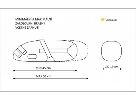 Brašna pod sedlo vodotěsná BikePacking Arsenal 612