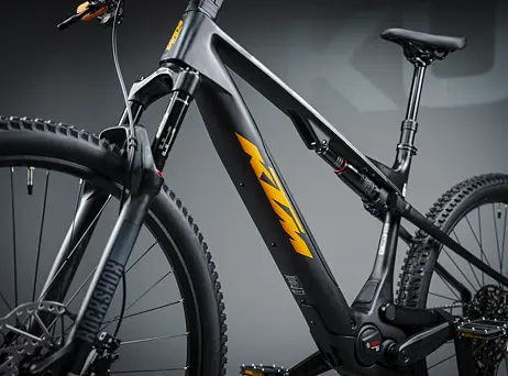 KTM Macina Scarp SX Elite - Flaming Black MT (Fresh Orange)