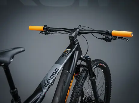 KTM Macina Scarp SX Elite - Flaming Black MT (Fresh Orange)