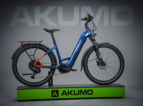 Haibike TREKKING 4 - Low - blue/orange/silver