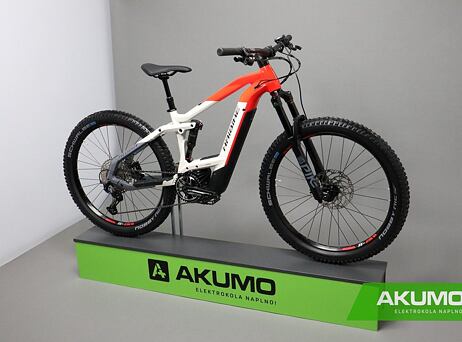 Haibike Fullseven 9 - Cool grey/ red