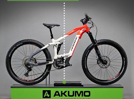 Haibike Fullseven 9 - Cool grey/ red