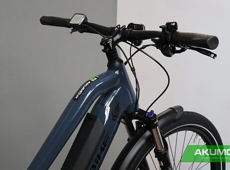 Haibike Trekking 5 low standover 2022 - blue/canary