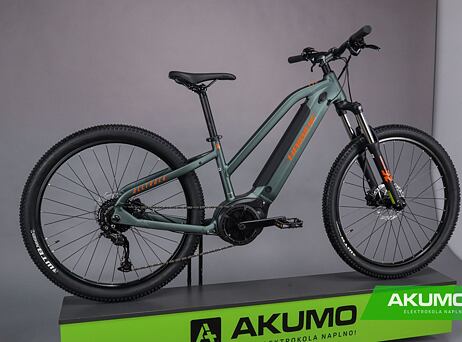Haibike Alltrack vel. 37 cm - olive/orange - matt