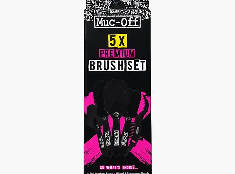 MUC-OFF 5X BRUSH SET - Sada 5 kartáčů
