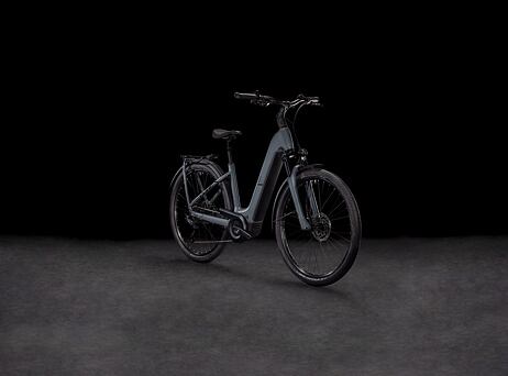 Cube Kathmandu Hybrid ONE, easy entry - shadowgrey´n´black