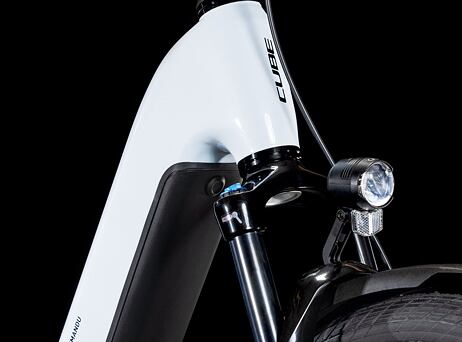 Cube Kathmandu Hybrid ONE, easy entry - polarwhite´n´black