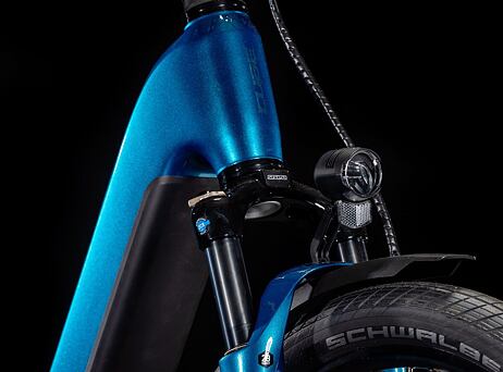 Cube Kathmandu Hybrid EX, easy entry - electricblue´n´chrome