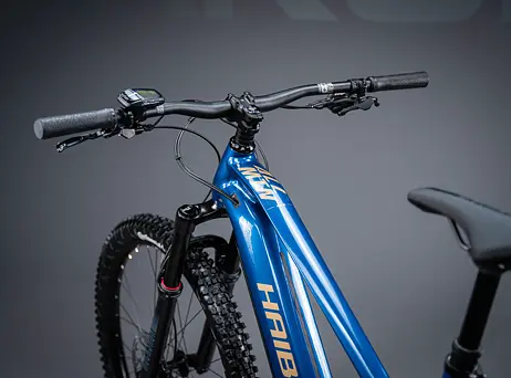 Haibike AllMtn 2 - blue/cyan/caramel