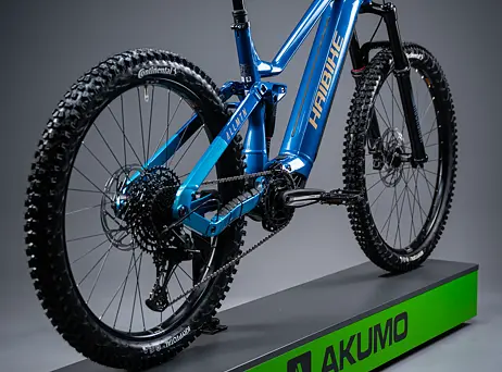Haibike AllMtn 2 - blue/cyan/caramel