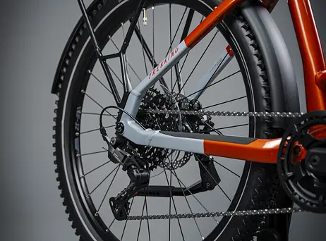 Haibike TREKKING 4 - Low - orange/silver