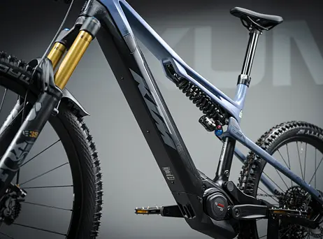 KTM Macina Prowler PRESTIGE - Blue+Metallic Black Matt (Grey+Gold)