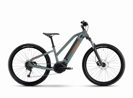 Haibike Alltrack vel. 37 cm - olive/orange - matt
