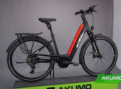 KTM Macina eTOUR PRO LTD - black matt (white-red)