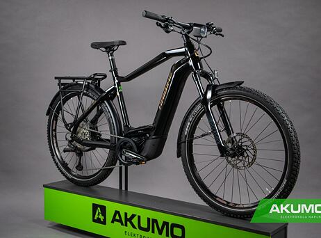 Haibike Trekking 11 - High - 2022 - Gloss Black Metal Tan
