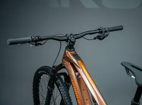 Haibike Lyke CF 10 - Leather/Orange-gloss