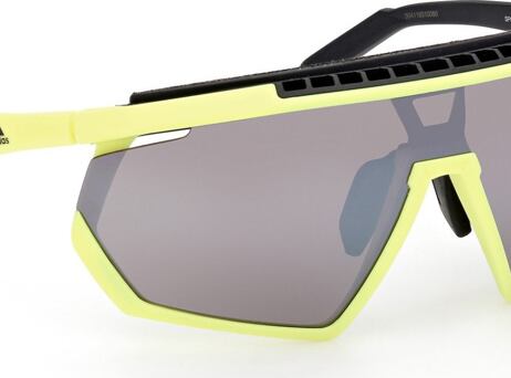 Sluneční brýle ADIDAS Sport SP0029-H Matte Yellow/Smoke Mirror
