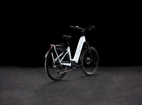 Cube Kathmandu Hybrid ONE, easy entry - polarwhite´n´black